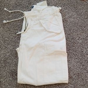 Polo white cargo pants size 31/30